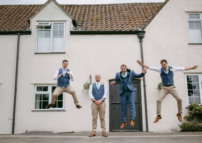 jumping for joy at Aldwick estate